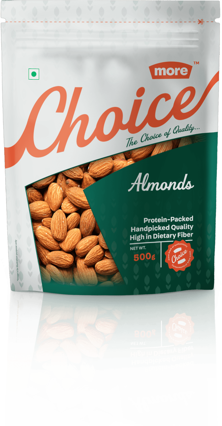 More Choice Almonds Front View