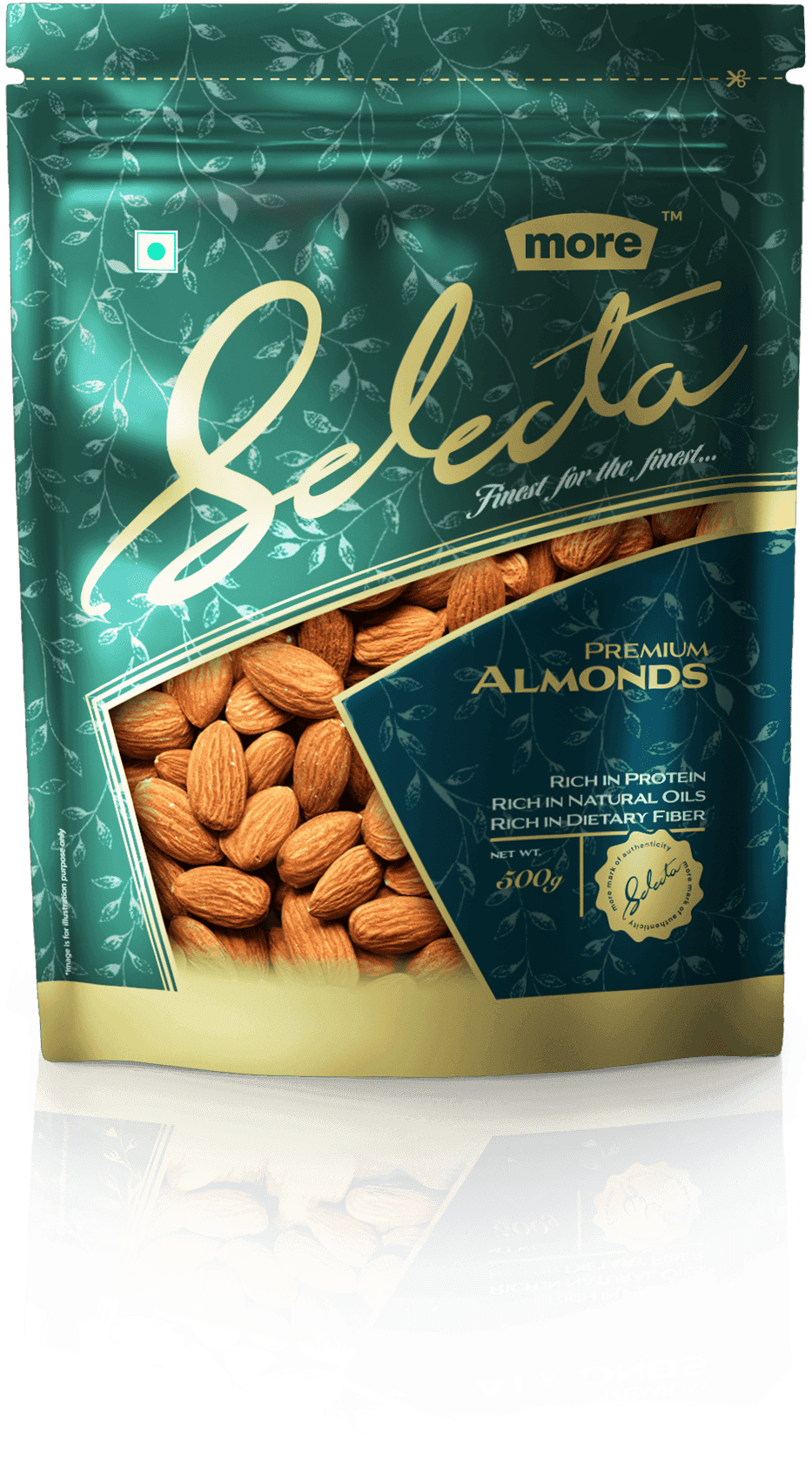 More Selecta Premium Almonds Front View